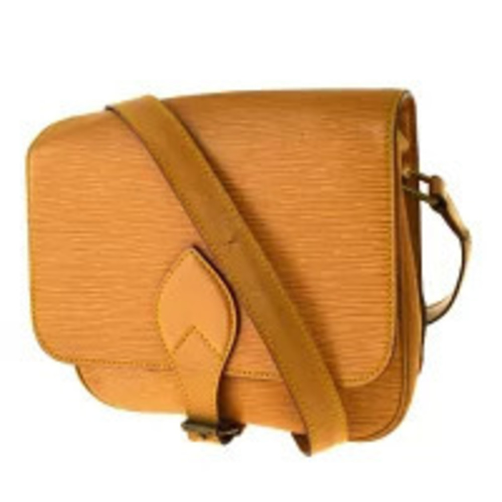 Louis Vuitton Cartouchiere Shoulder Bag Epi Winnipeg Beige Leather